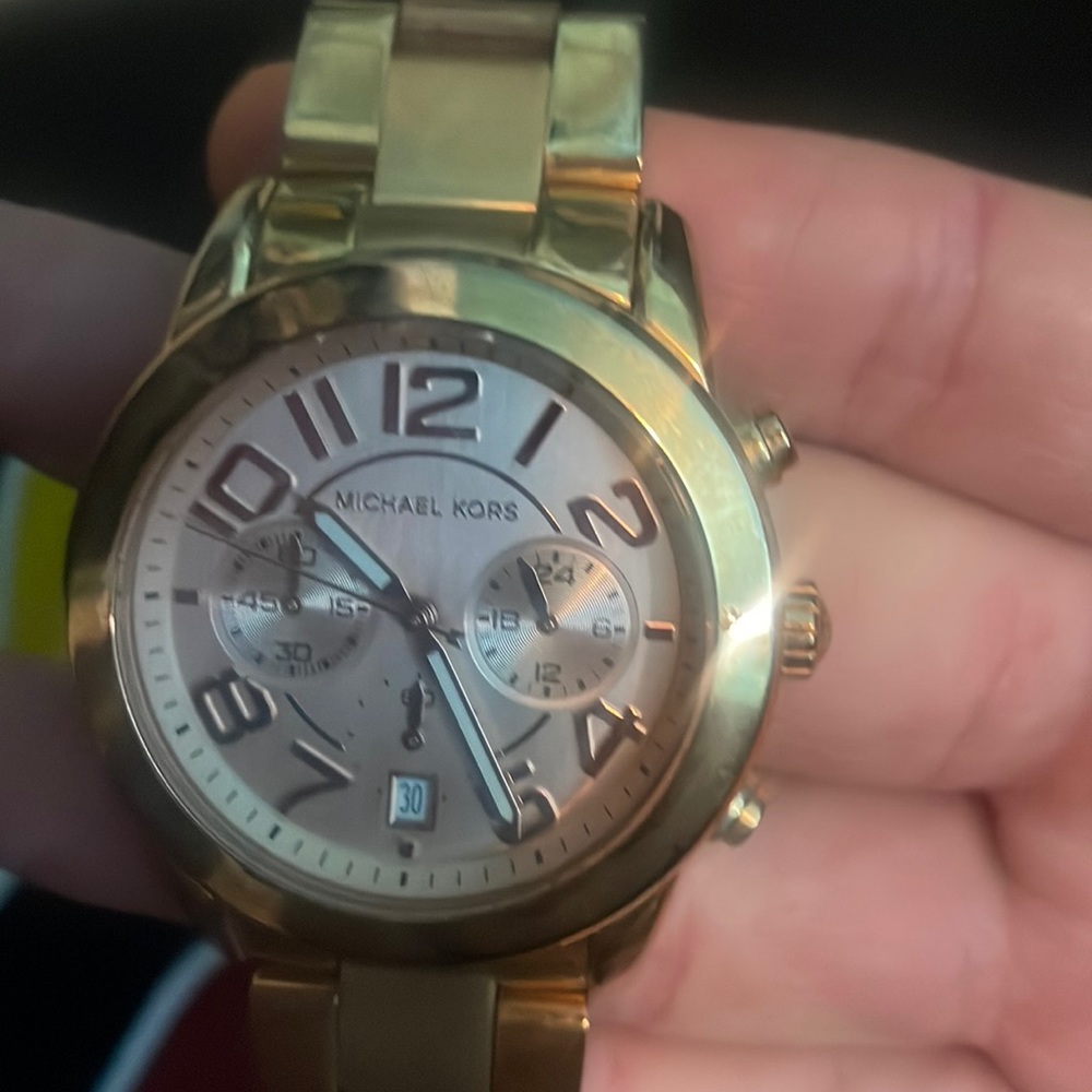 Michael Kors 2 tone watch